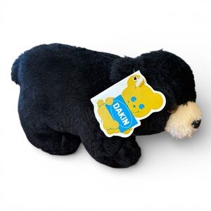 NWT Vintage Dakin Little Bart Bear #31-3627 Black
